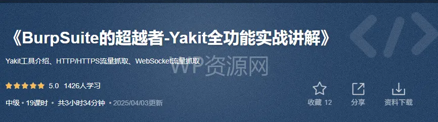 《Yakit全功能实战解析：超越BurpSuite的黑客工具》