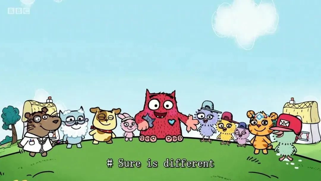 Love Monster 小怪兽阿蒙 英文原版动画片视频教程及音频资源