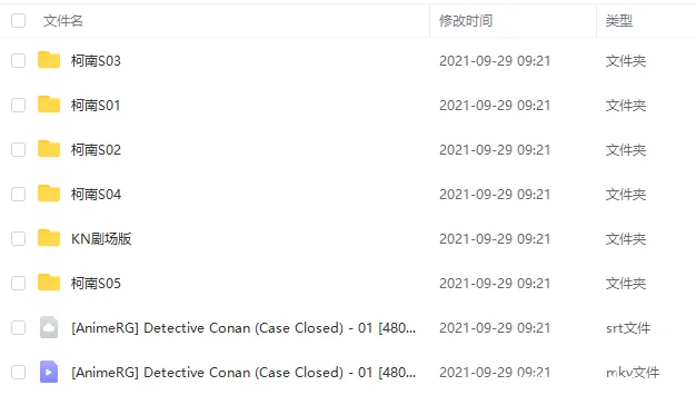 英文版《名侦探柯南》全资源解析